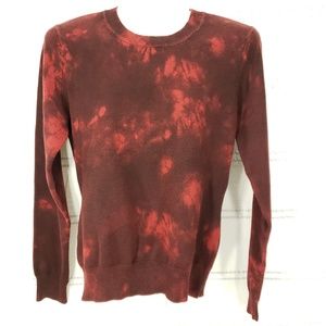 Spanner Red/Maroon Bleached Sweater Cotton Blend